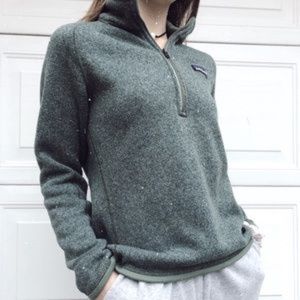 Patagonia better sweater in green